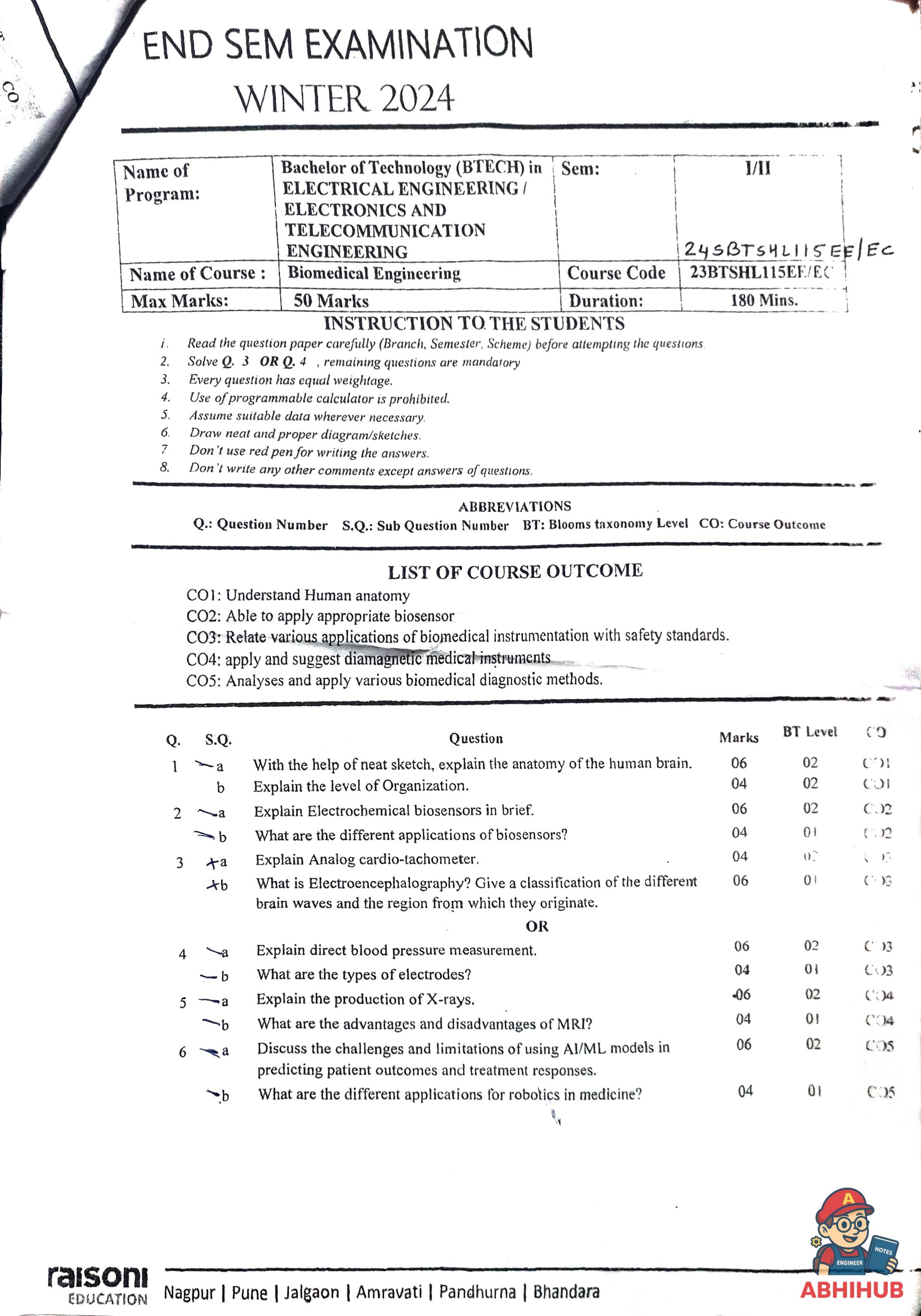 ESE Submission - Basic Electronics Notes for G H Raisoni College of Engineering and Management